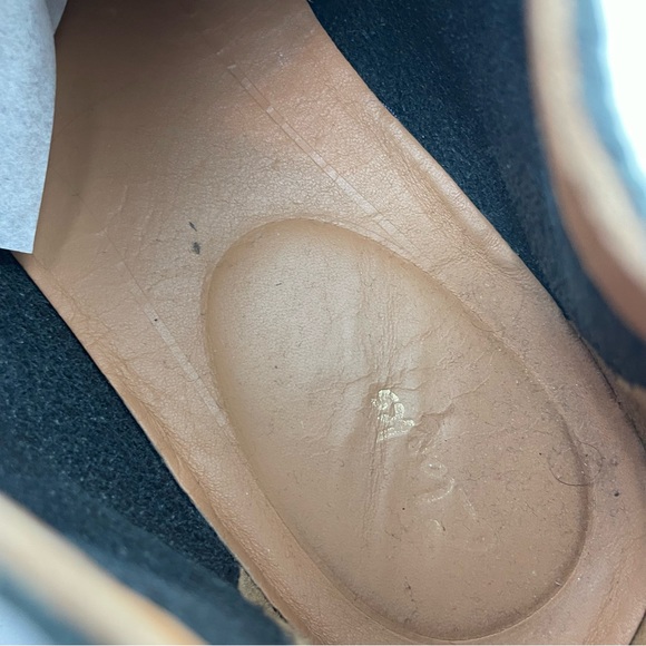 Clarks Men’s Blue Solid Suede Leather Mid-Top Chukka Derbys Size 12 - Picture 8 of 9